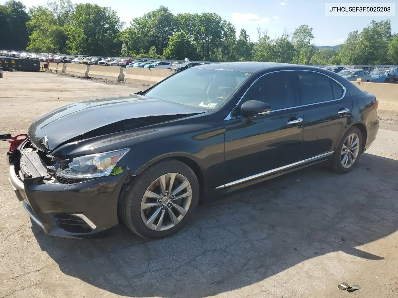 2015 Lexus Ls 460 VIN: JTHCL5EF3F5025208 Lot: 59785585