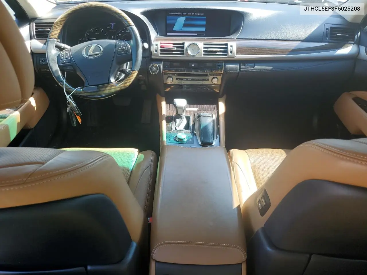 2015 Lexus Ls 460 VIN: JTHCL5EF3F5025208 Lot: 59785585