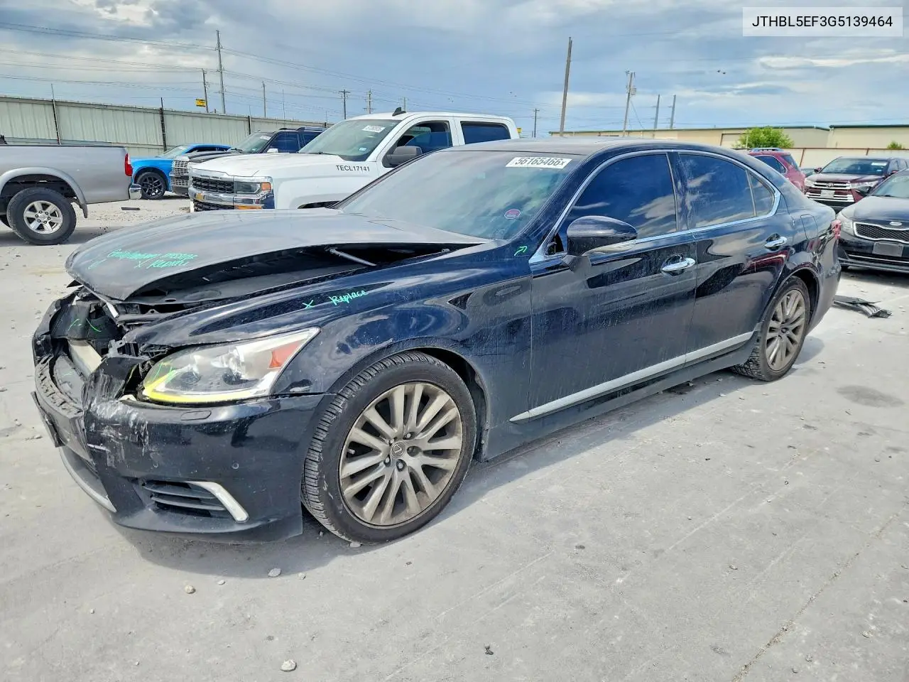 2016 Lexus Ls 460 VIN: JTHBL5EF3G5139464 Lot: 56165466