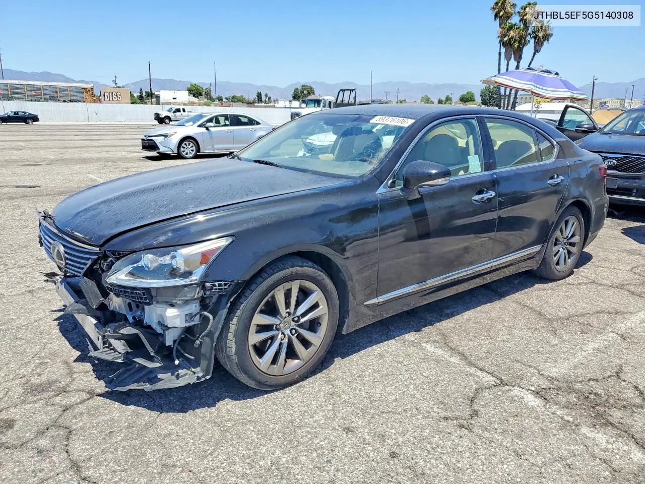 2016 Lexus Ls 460 VIN: JTHBL5EF5G5140308 Lot: 59376106