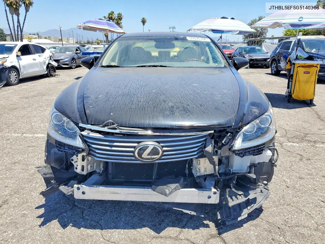 2016 Lexus Ls 460 VIN: JTHBL5EF5G5140308 Lot: 59376106