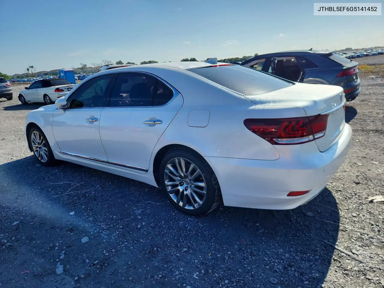 2016 Lexus Ls 460 VIN: JTHBL5EF6G5141452 Lot: 59547276