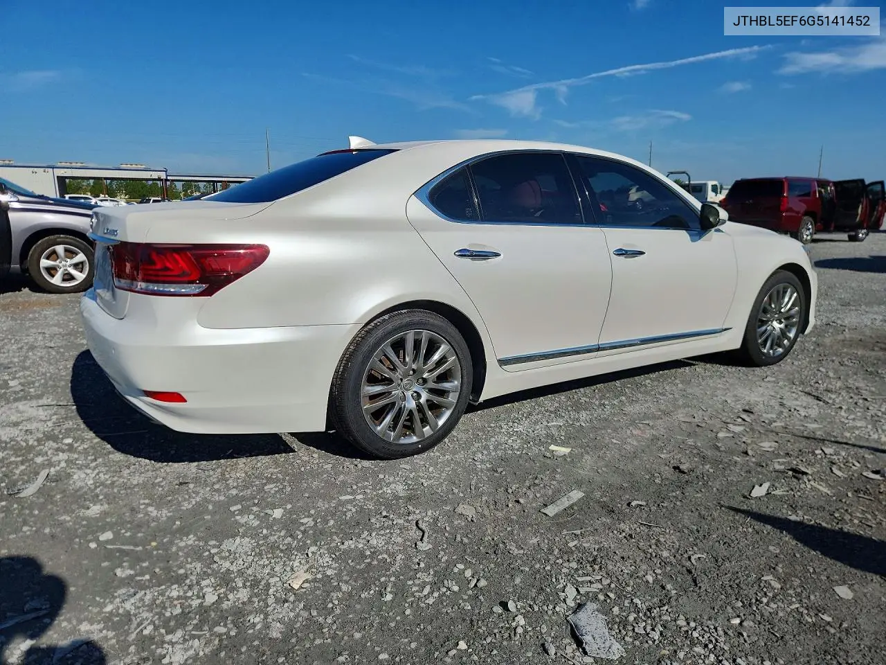 2016 Lexus Ls 460 VIN: JTHBL5EF6G5141452 Lot: 59547276