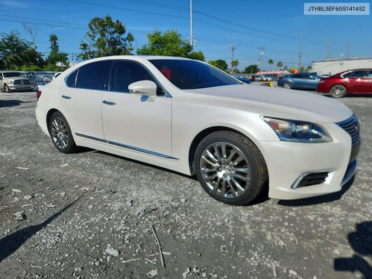 2016 Lexus Ls 460 VIN: JTHBL5EF6G5141452 Lot: 59547276