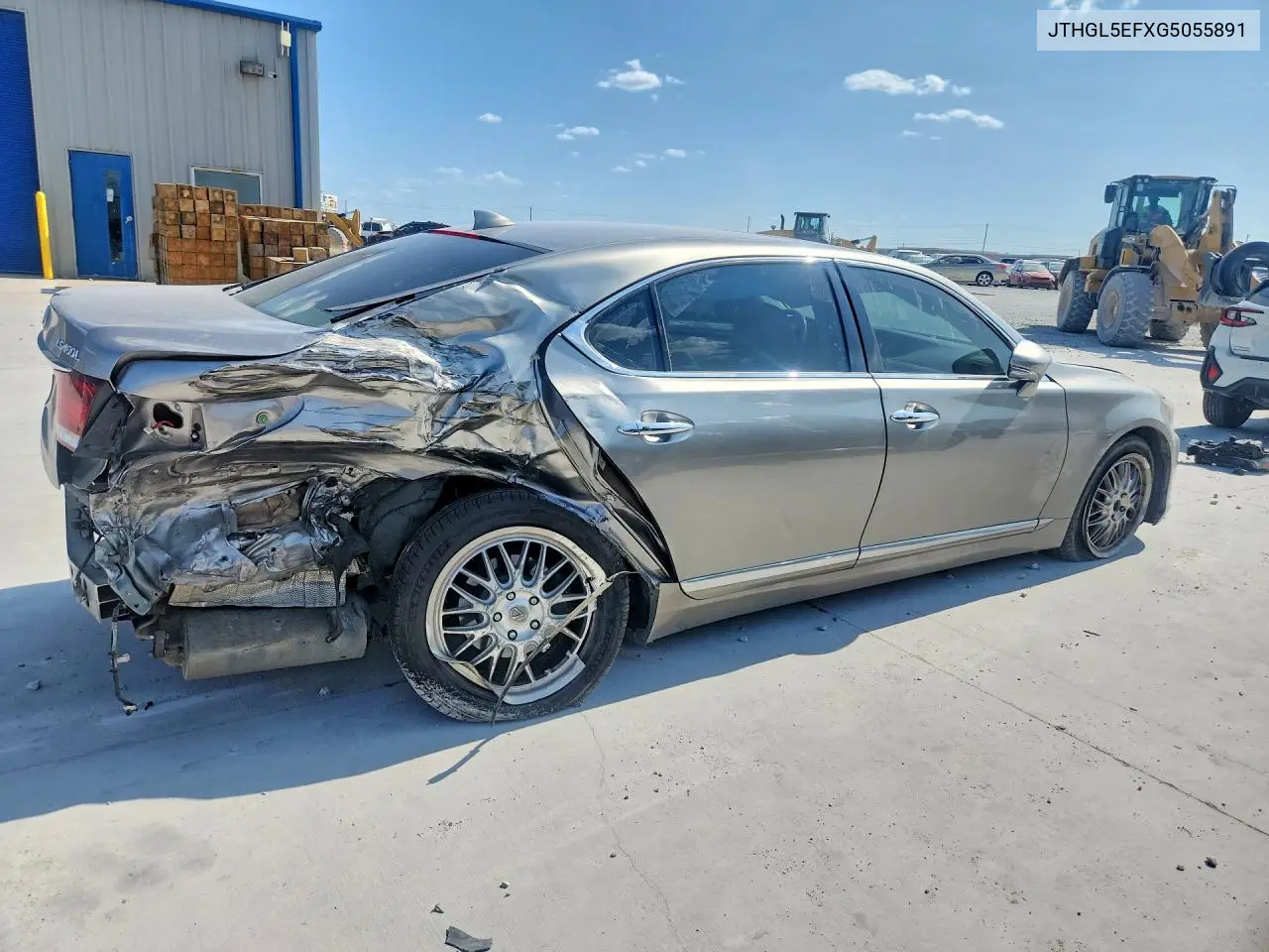 2016 Lexus Ls 460L VIN: JTHGL5EFXG5055891 Lot: 60481706
