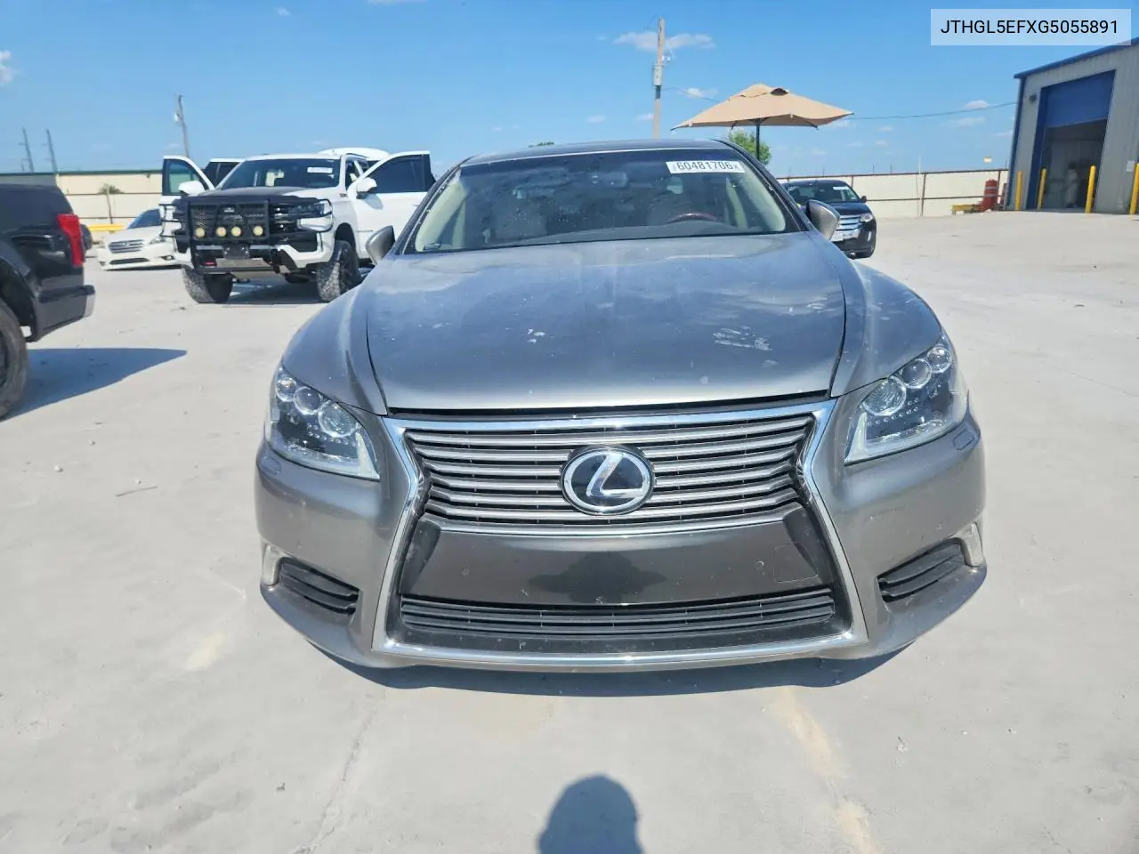 2016 Lexus Ls 460L VIN: JTHGL5EFXG5055891 Lot: 60481706