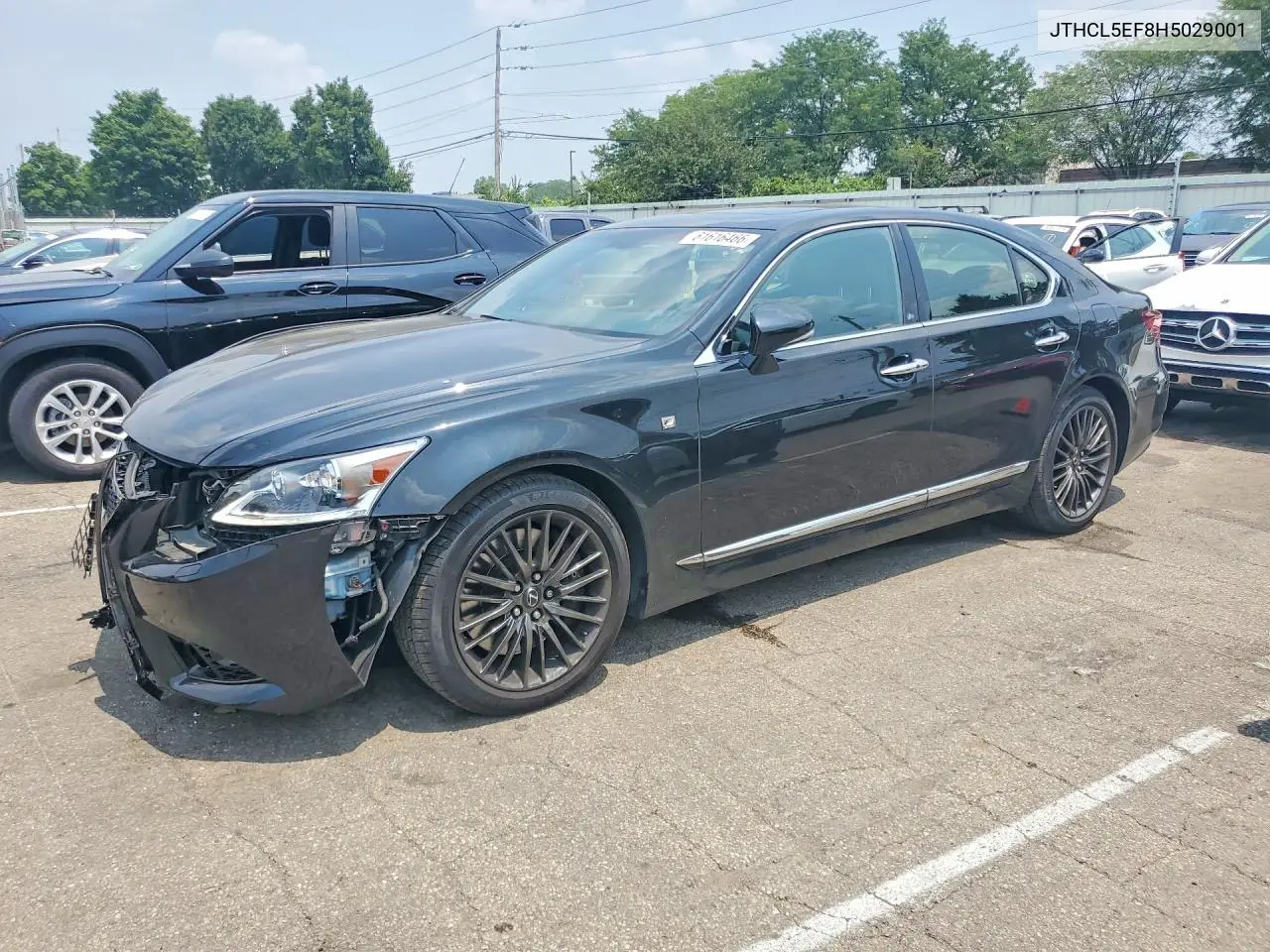 2017 Lexus Ls 460 VIN: JTHCL5EF8H5029001 Lot: 61616466