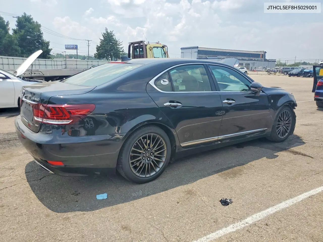 2017 Lexus Ls 460 VIN: JTHCL5EF8H5029001 Lot: 61616466