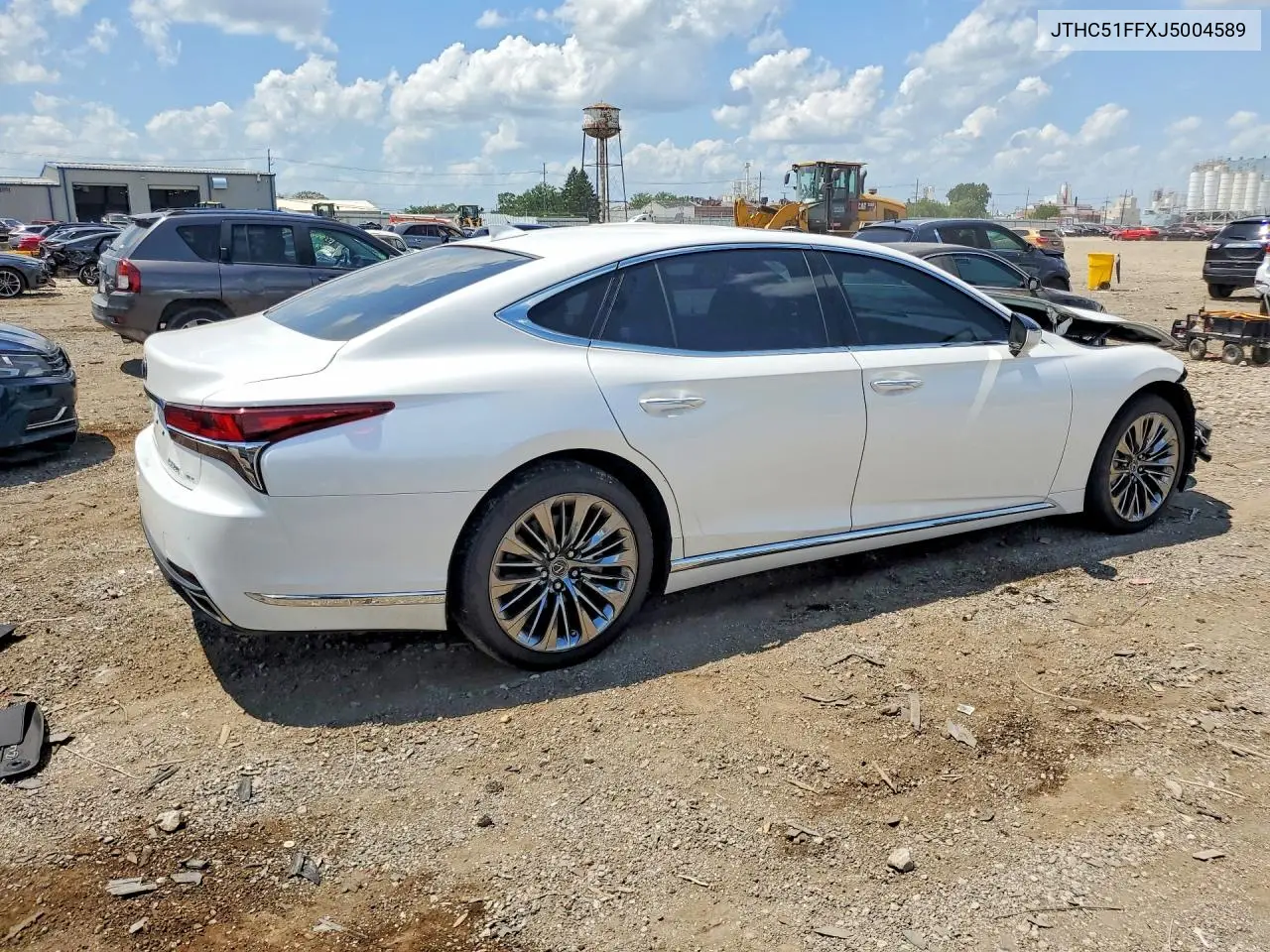 2018 Lexus Ls 500 Base VIN: JTHC51FFXJ5004589 Lot: 56350216
