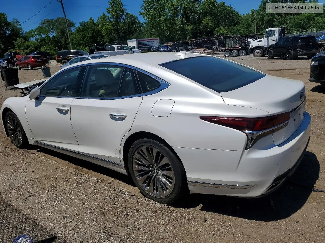 2018 Lexus Ls 500 Base VIN: JTHC51FFXJ5002695 Lot: 57385396