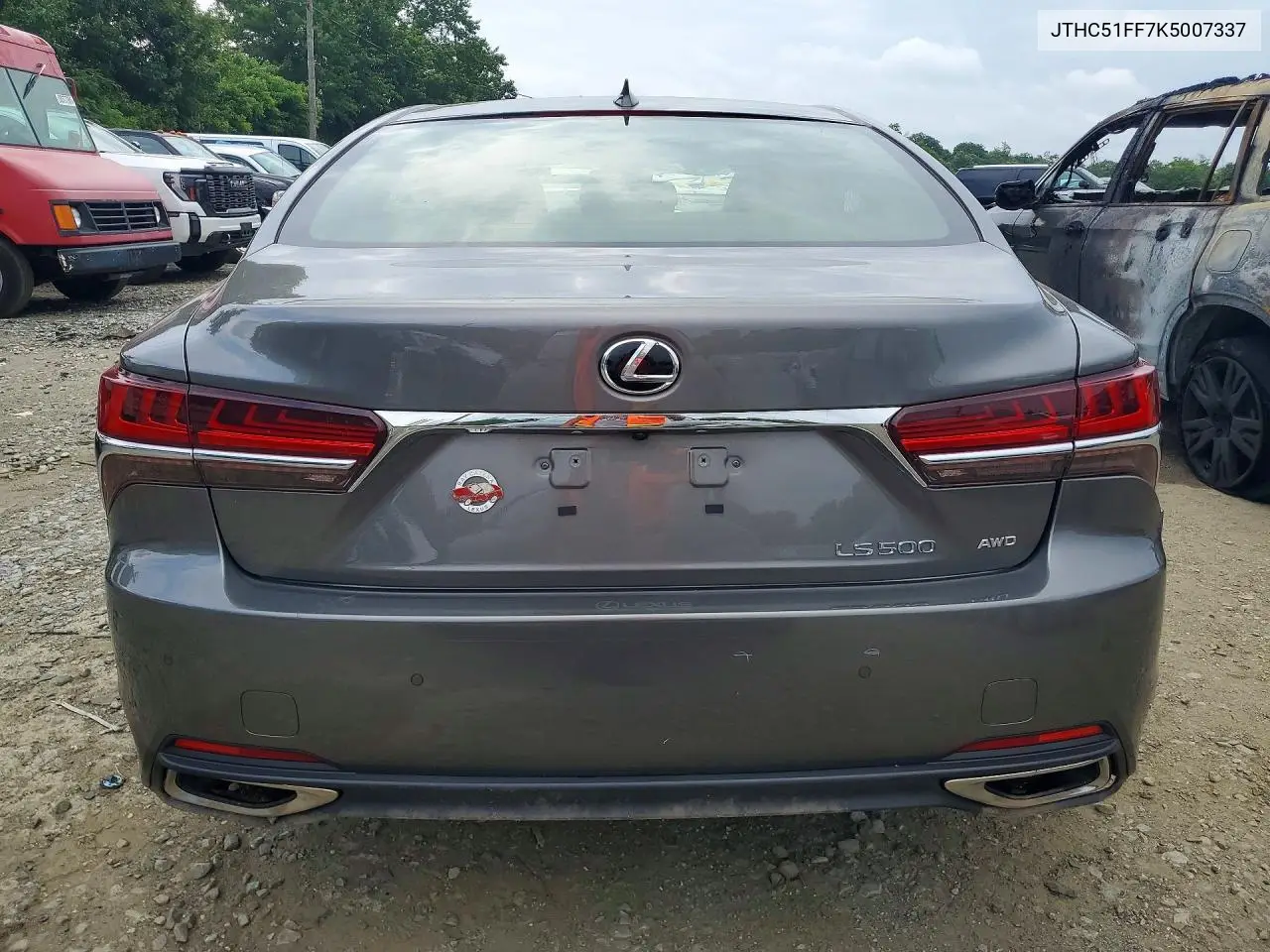2019 Lexus Ls 500 Base VIN: JTHC51FF7K5007337 Lot: 59831806