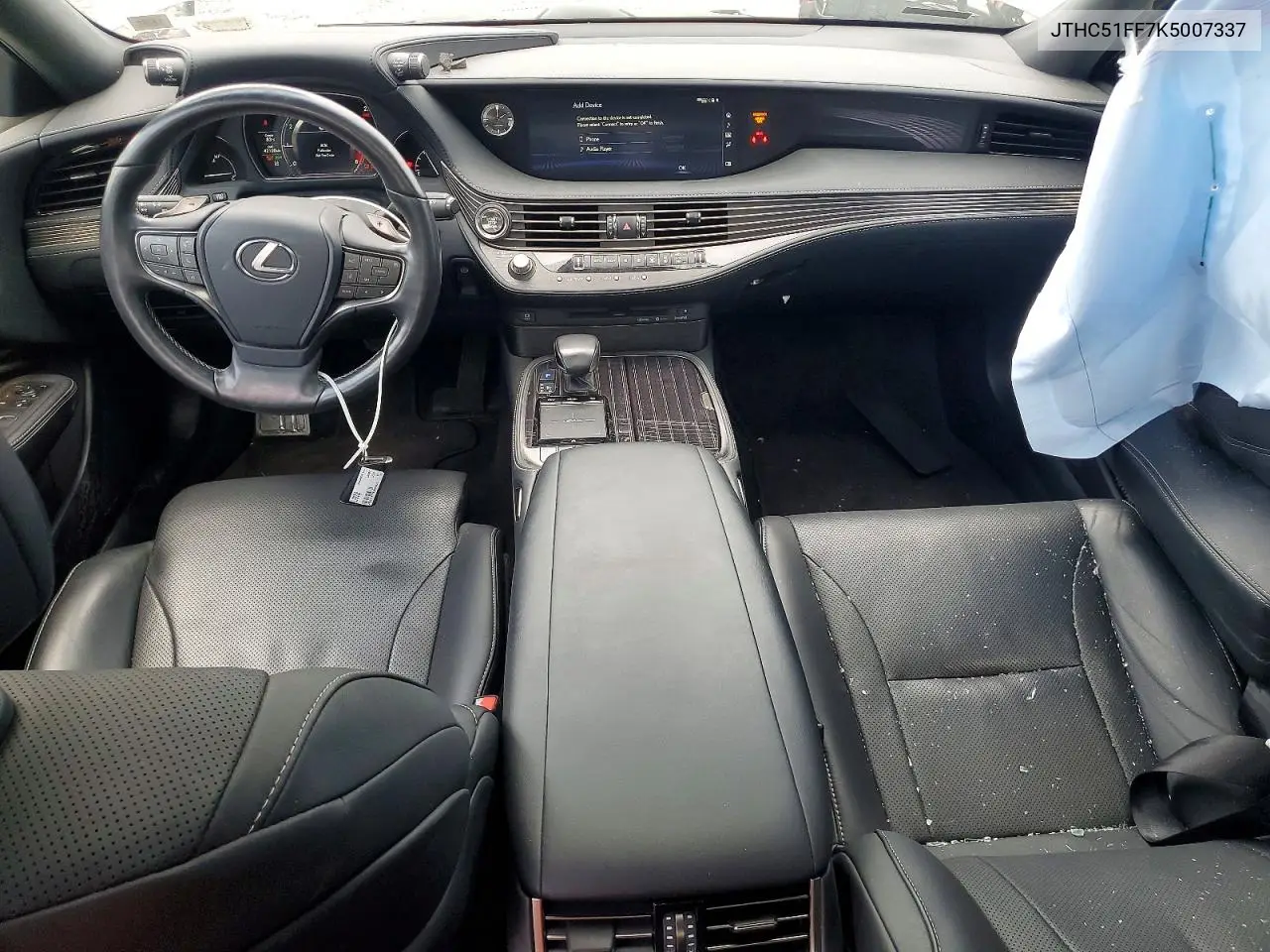 2019 Lexus Ls 500 Base VIN: JTHC51FF7K5007337 Lot: 59831806
