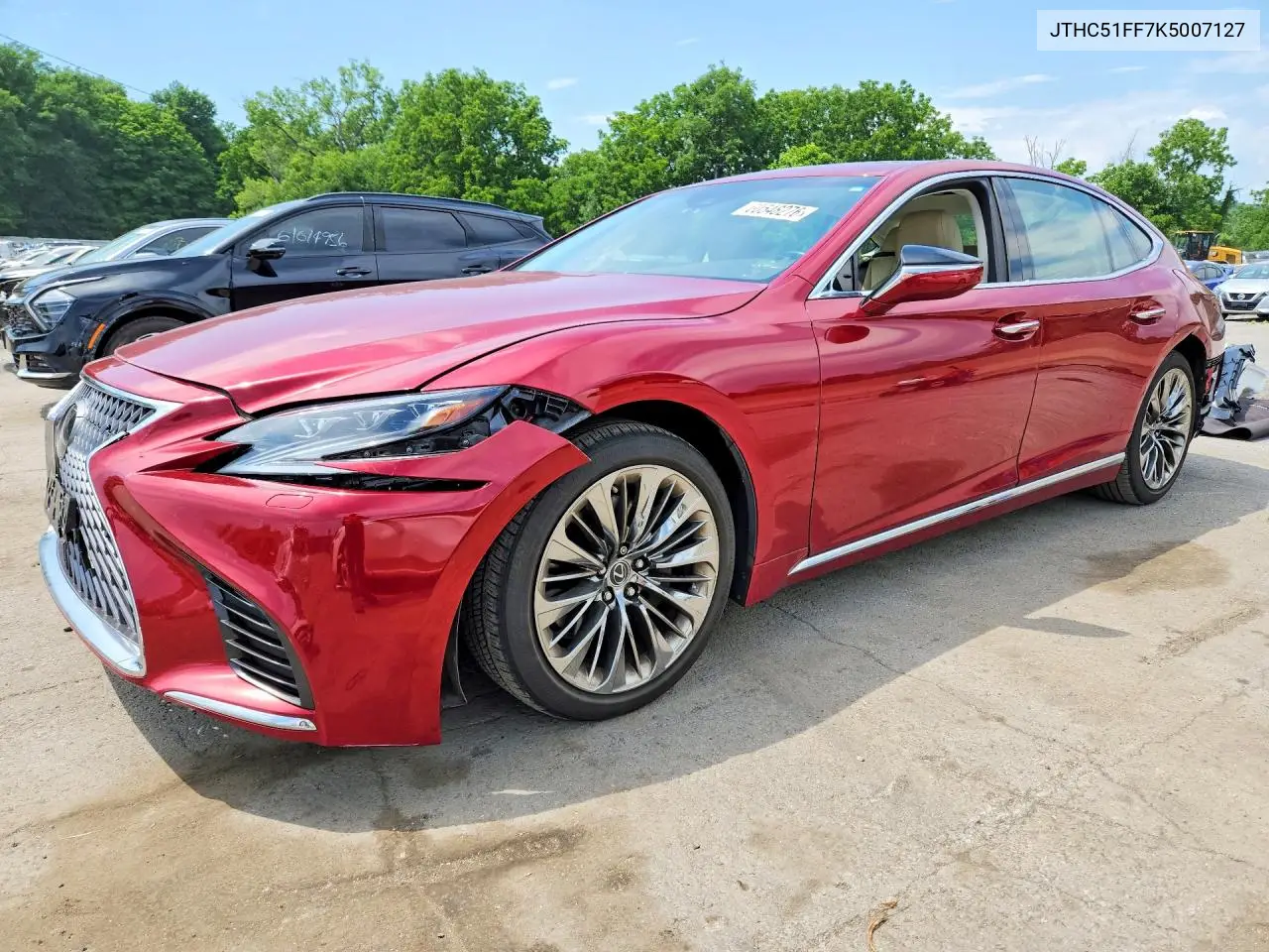 2019 Lexus Ls 500 Base VIN: JTHC51FF7K5007127 Lot: 60548276