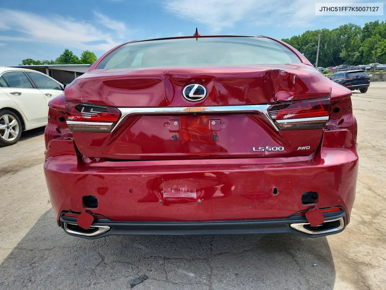 2019 Lexus Ls 500 Base VIN: JTHC51FF7K5007127 Lot: 60548276