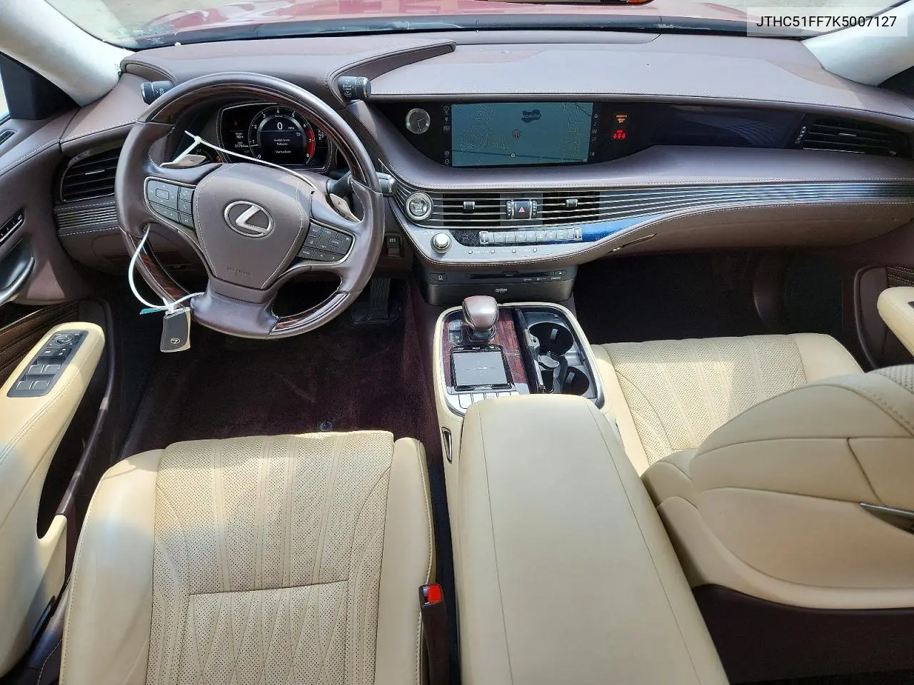 2019 Lexus Ls 500 Base VIN: JTHC51FF7K5007127 Lot: 60548276