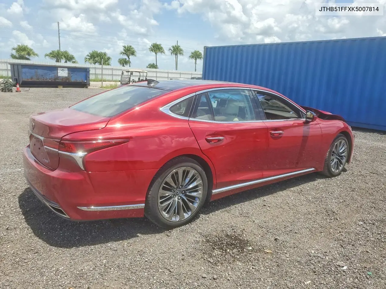2019 Lexus Ls 500 Base VIN: JTHB51FFXK5007814 Lot: 60558906