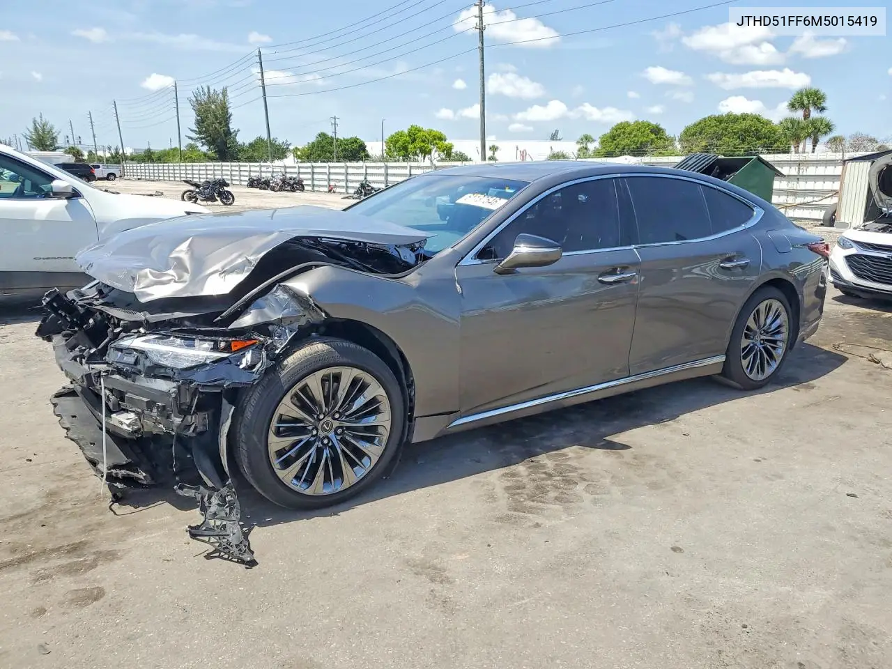 2021 Lexus Ls 500 Base VIN: JTHD51FF6M5015419 Lot: 61137546