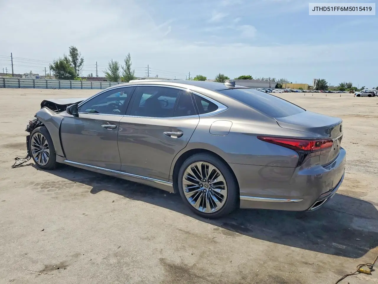 2021 Lexus Ls 500 Base VIN: JTHD51FF6M5015419 Lot: 61137546