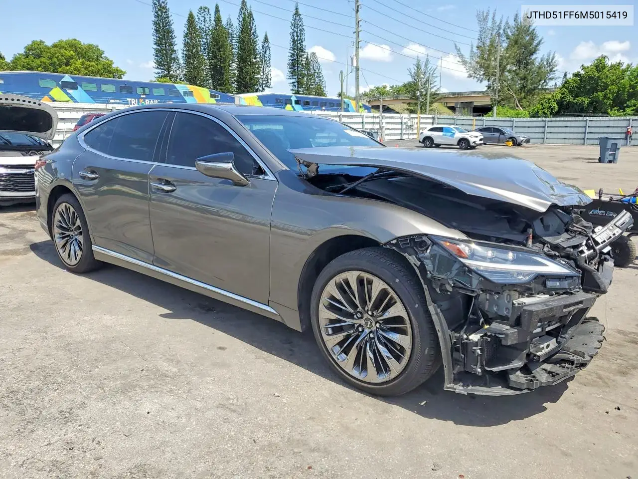 2021 Lexus Ls 500 Base VIN: JTHD51FF6M5015419 Lot: 61137546