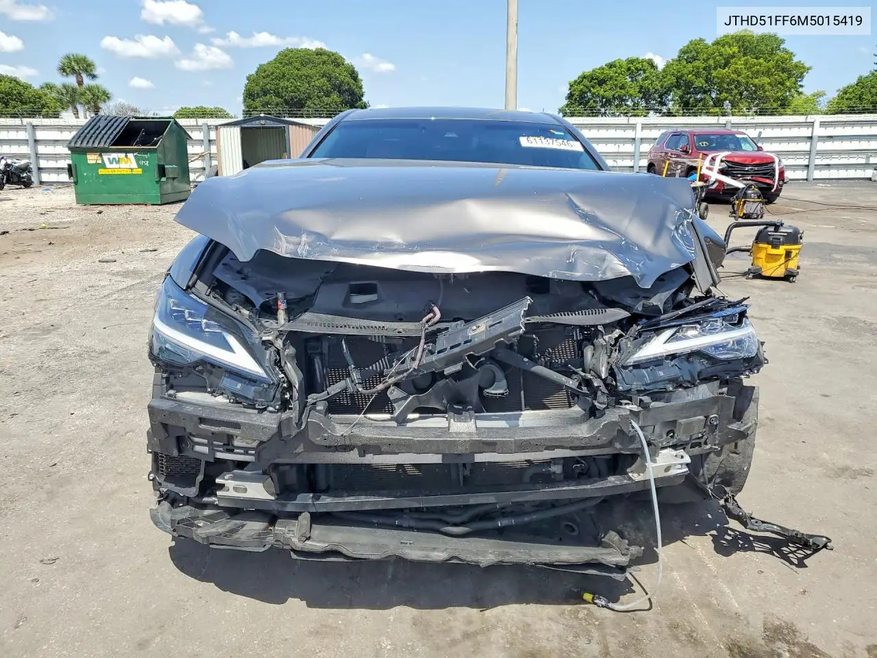 2021 Lexus Ls 500 Base VIN: JTHD51FF6M5015419 Lot: 61137546