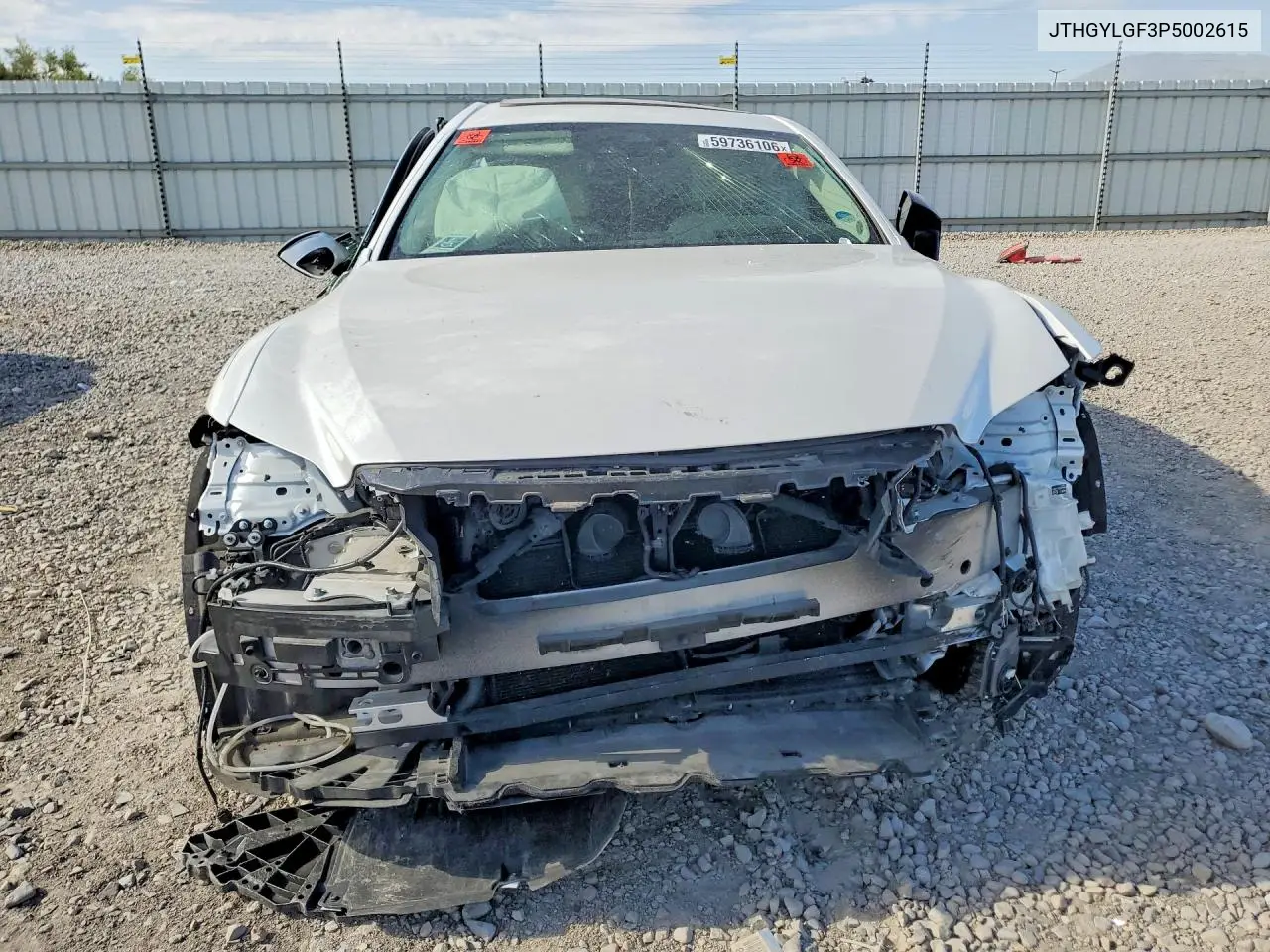 2023 Lexus Ls 500H VIN: JTHGYLGF3P5002615 Lot: 59736106