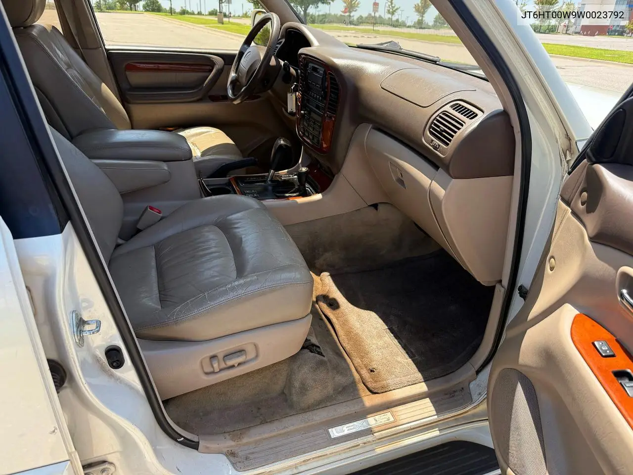 1998 Lexus Lx 470 VIN: JT6HT00W9W0023792 Lot: 62101506