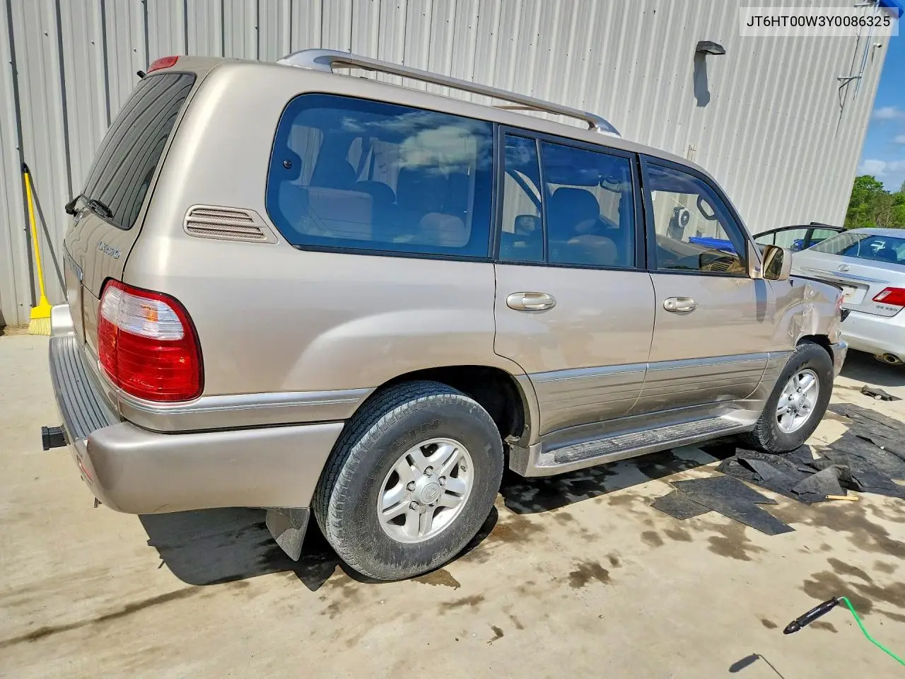2000 Lexus Lx 470 Base VIN: JT6HT00W3Y0086325 Lot: 48484886