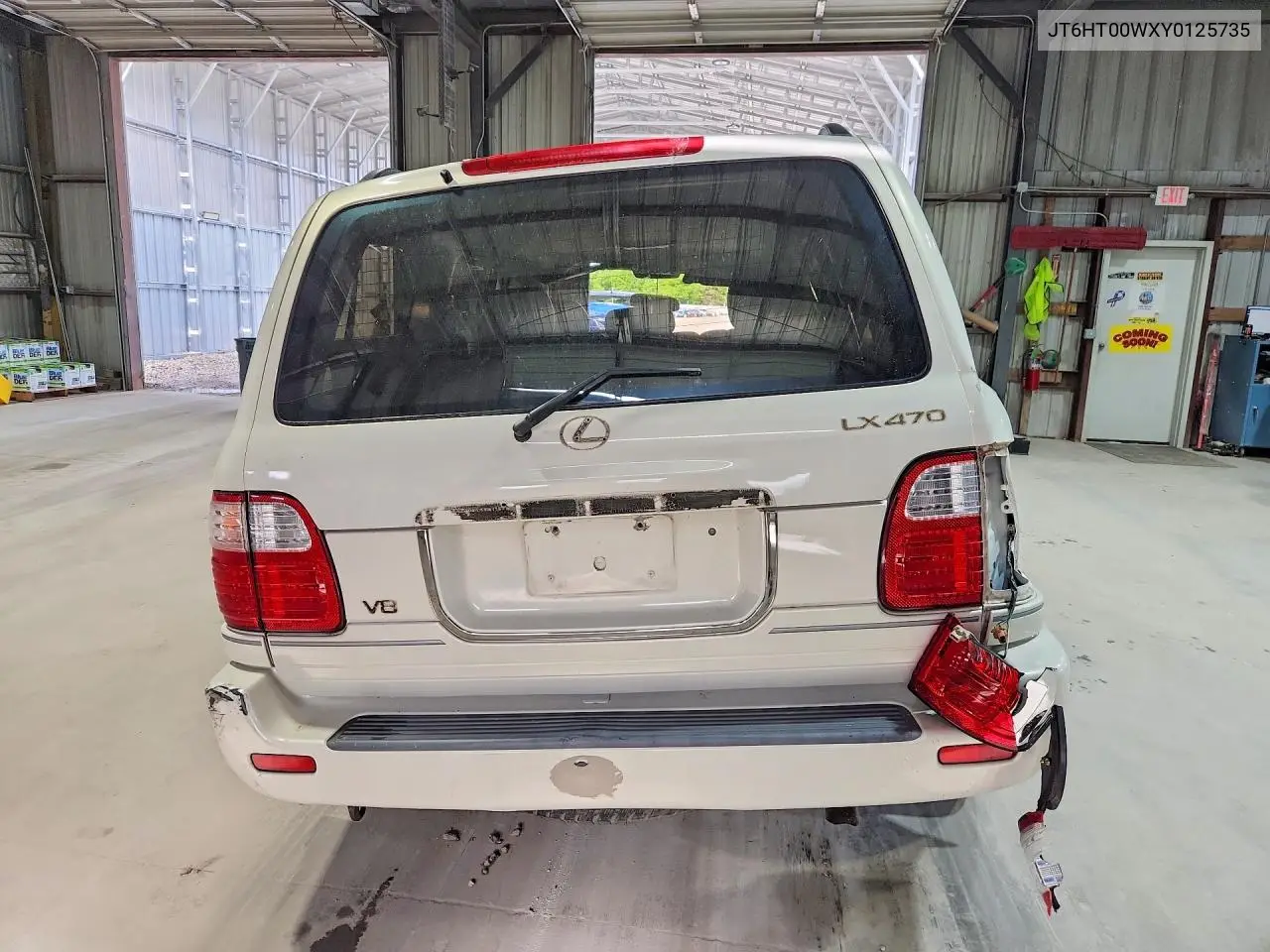 2000 Lexus Lx 470 VIN: JT6HT00WXY0125735 Lot: 51516436