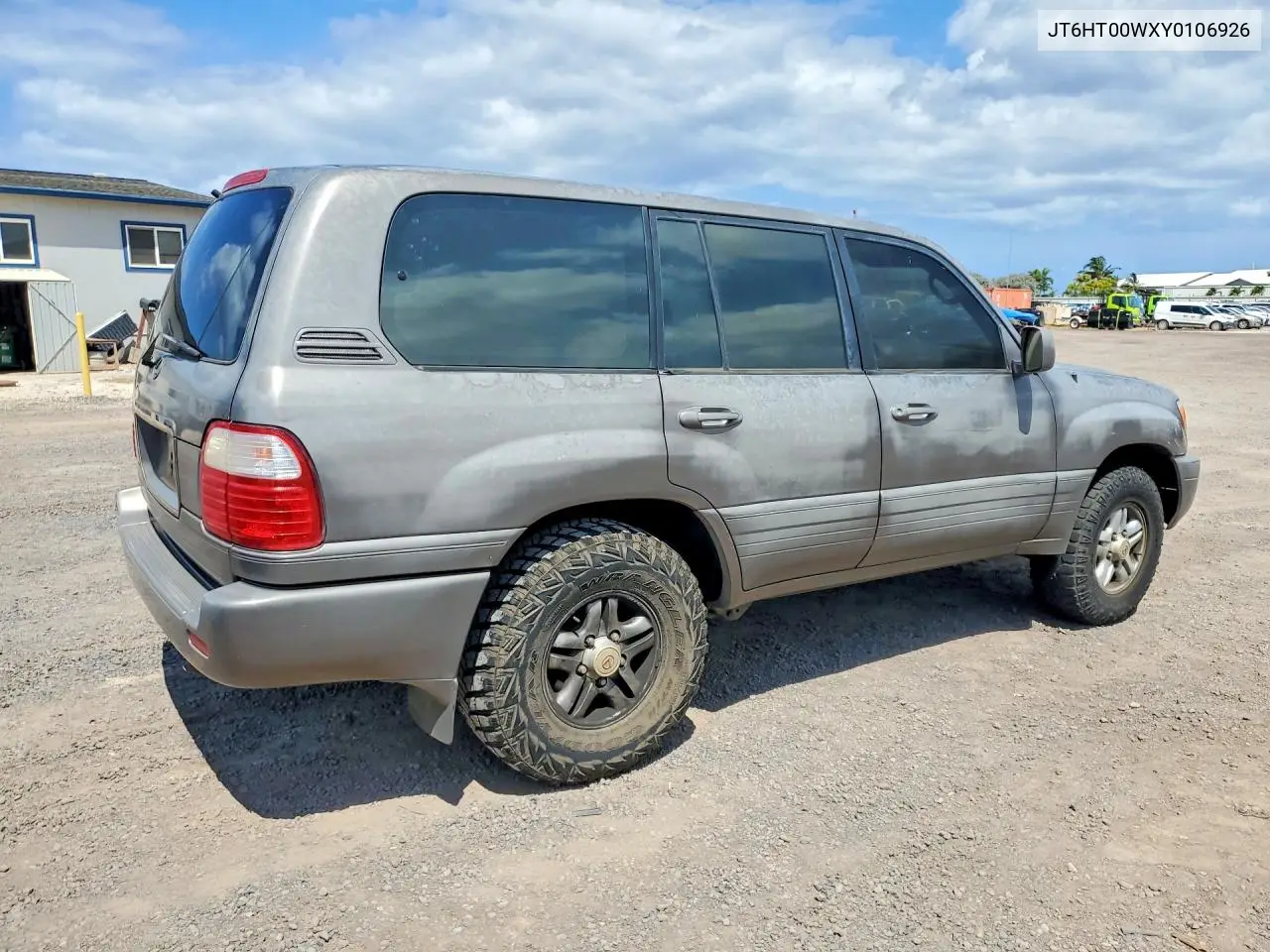 2000 Lexus Lx 470 VIN: JT6HT00WXY0106926 Lot: 61748786