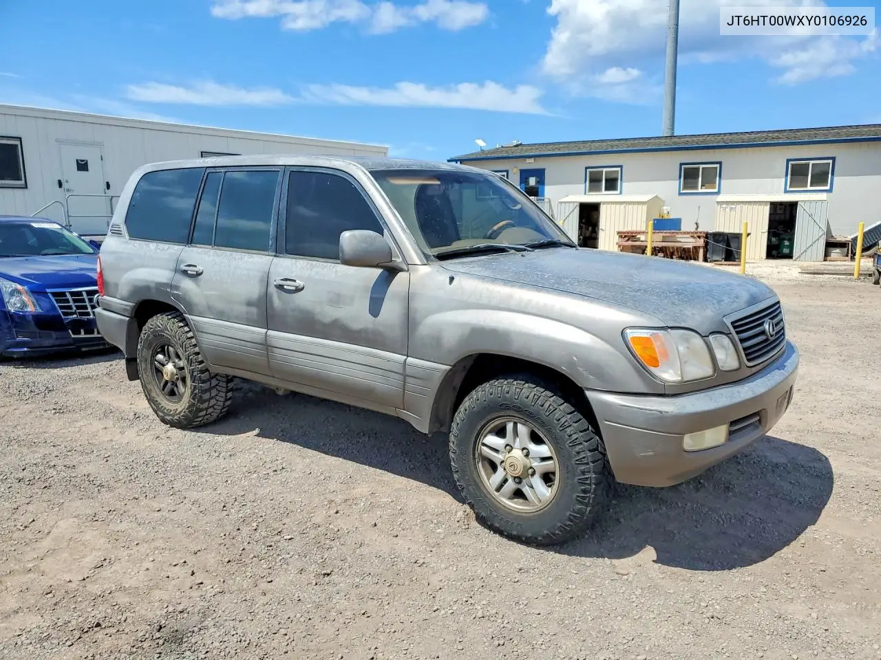 2000 Lexus Lx 470 VIN: JT6HT00WXY0106926 Lot: 61748786