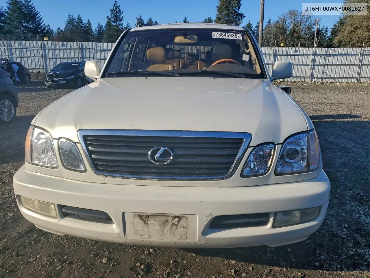 2000 Lexus Lx 470 VIN: JT6HT00WXY0082627 Lot: 73646935