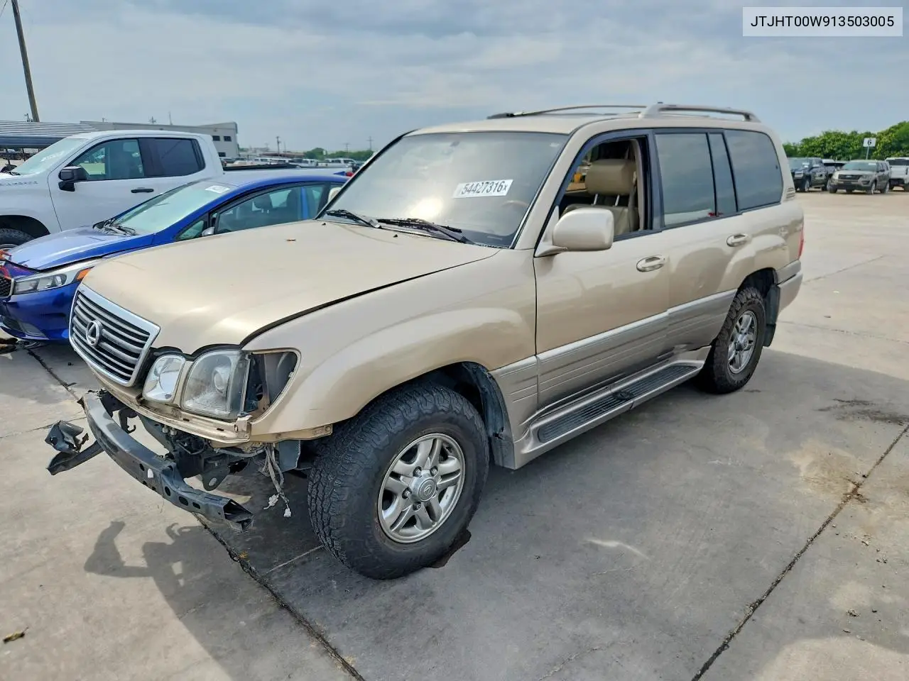 2001 Lexus Lx 470 VIN: JTJHT00W913503005 Lot: 54427316