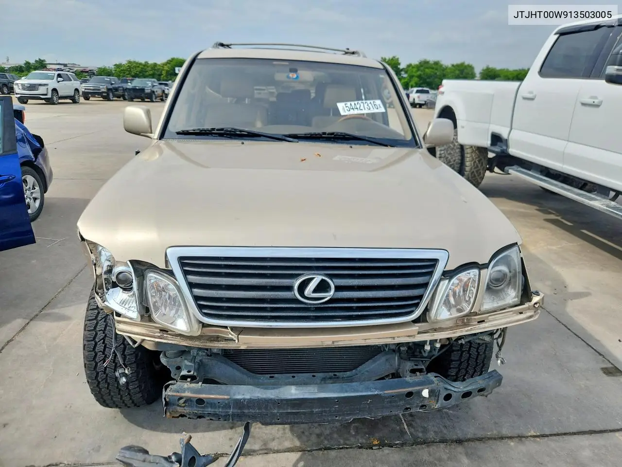 2001 Lexus Lx 470 VIN: JTJHT00W913503005 Lot: 54427316