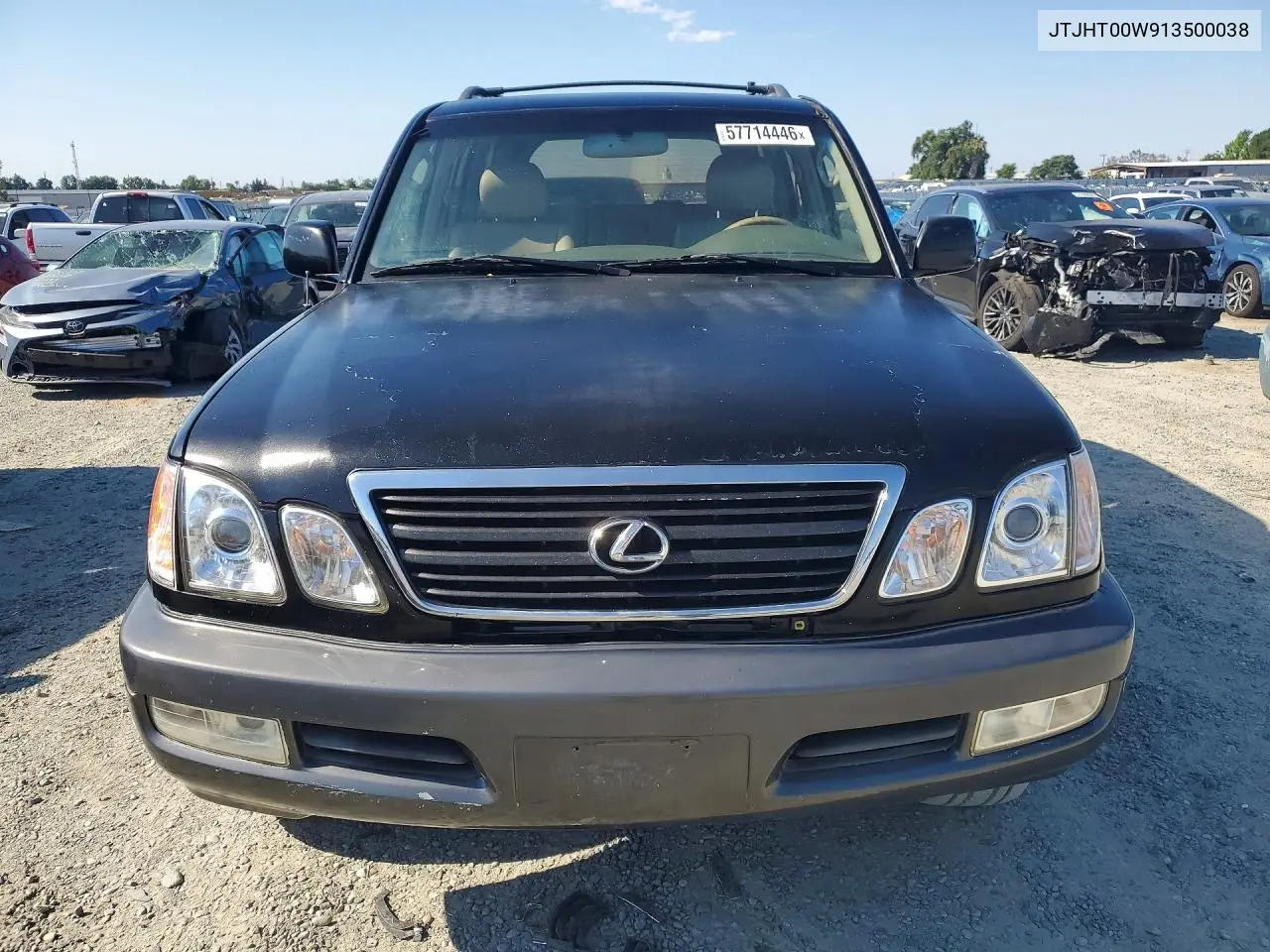 2001 Lexus Lx 470 VIN: JTJHT00W913500038 Lot: 57714446