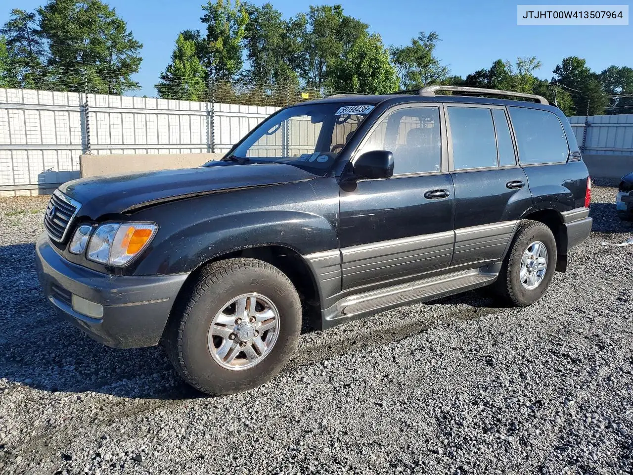 2001 Lexus Lx 470 VIN: JTJHT00W413507964 Lot: 59798436