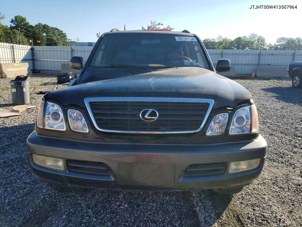 2001 Lexus Lx 470 VIN: JTJHT00W413507964 Lot: 59798436