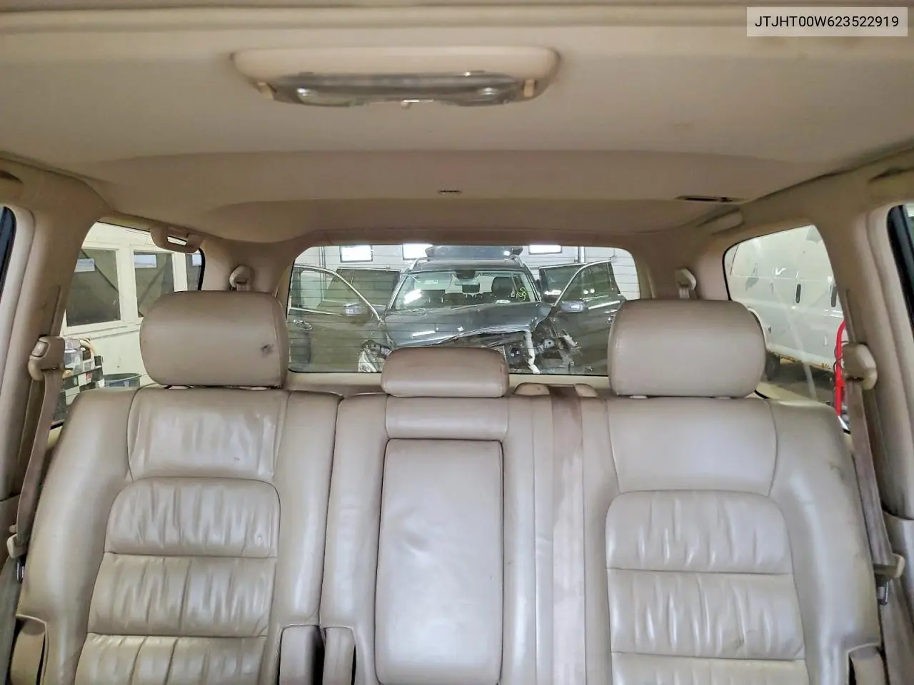 2002 Lexus Lx 470 VIN: JTJHT00W623522919 Lot: 59704996