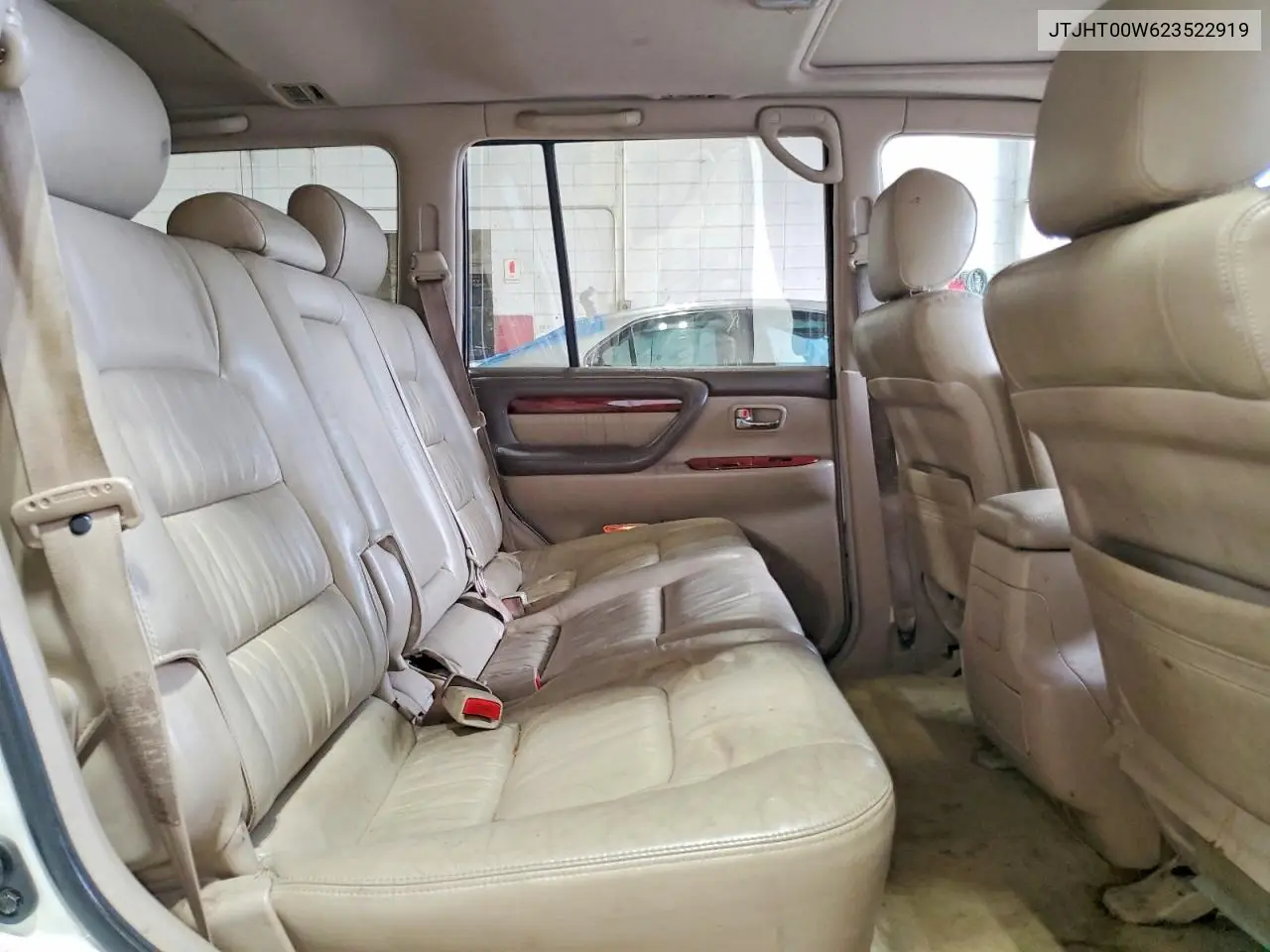 2002 Lexus Lx 470 VIN: JTJHT00W623522919 Lot: 59704996