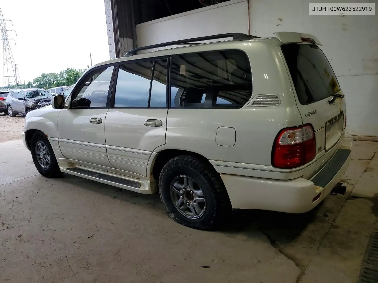 2002 Lexus Lx 470 VIN: JTJHT00W623522919 Lot: 59704996