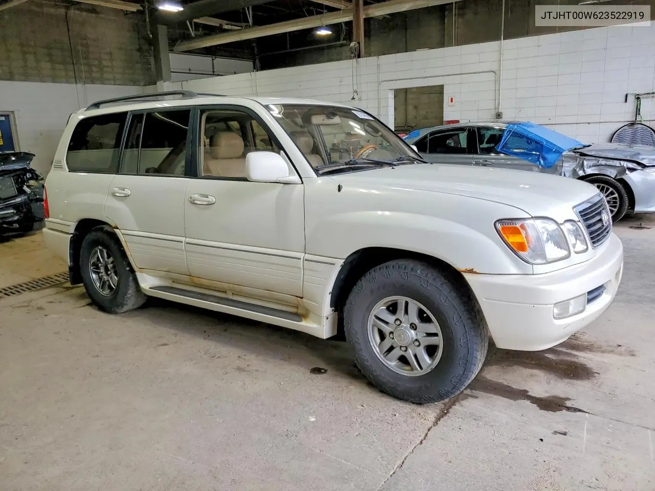 2002 Lexus Lx 470 VIN: JTJHT00W623522919 Lot: 59704996
