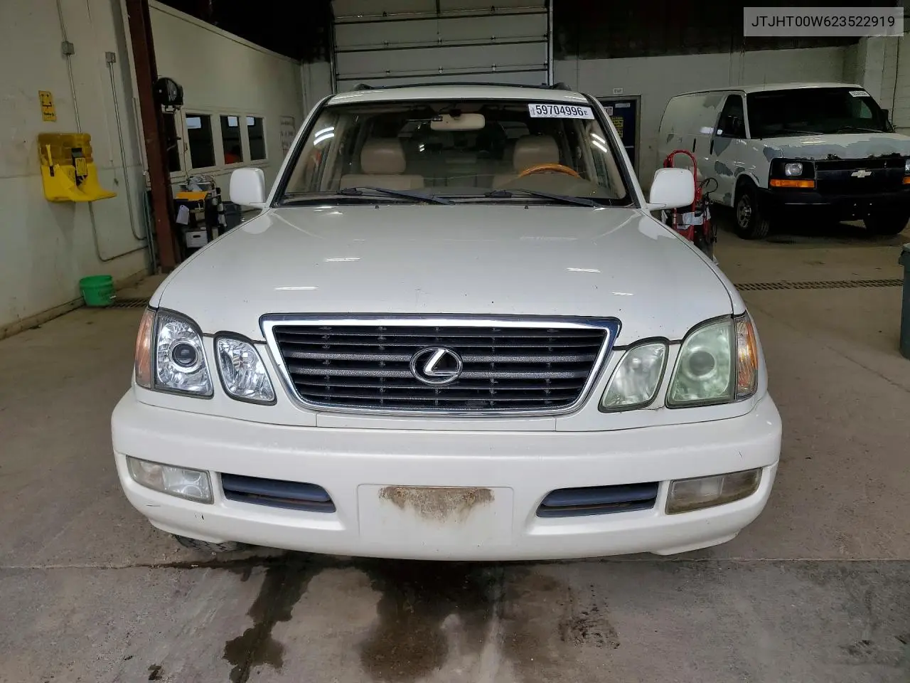 2002 Lexus Lx 470 VIN: JTJHT00W623522919 Lot: 59704996
