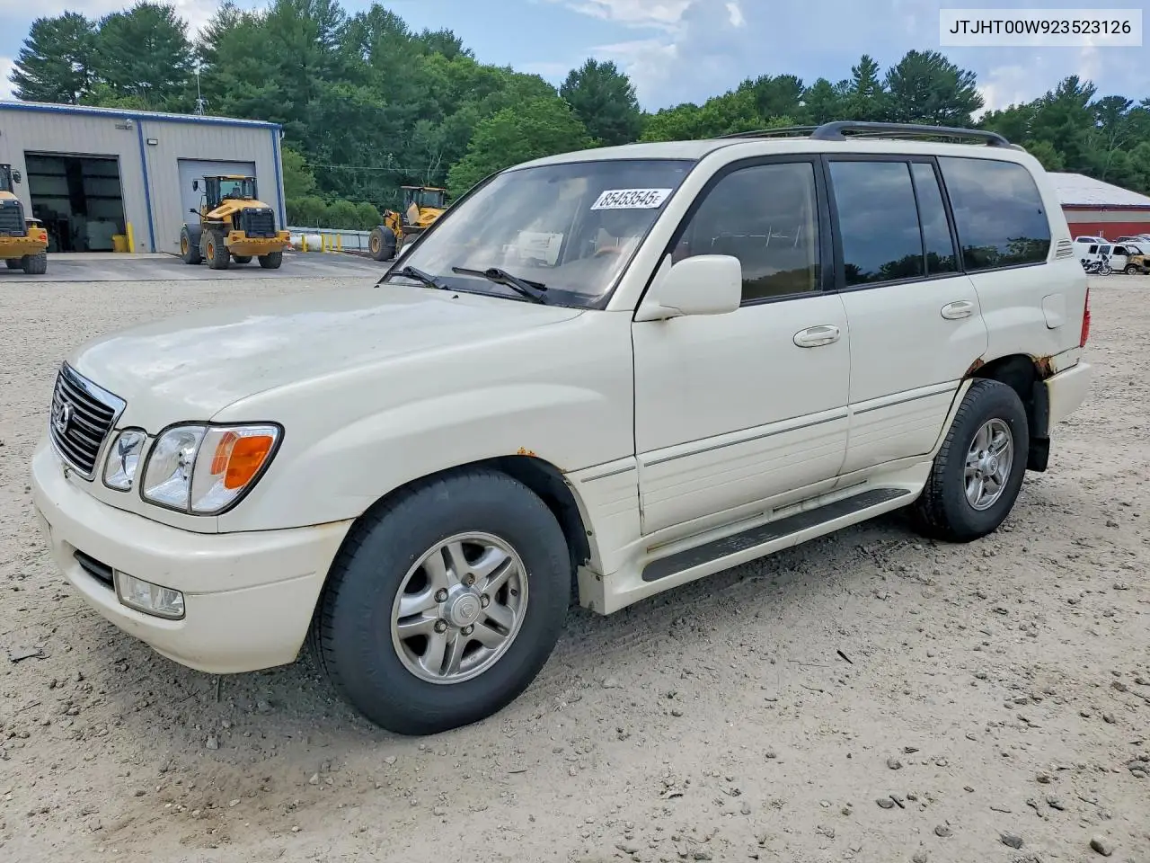 2002 Lexus Lx 470 VIN: JTJHT00W923523126 Lot: 85453545