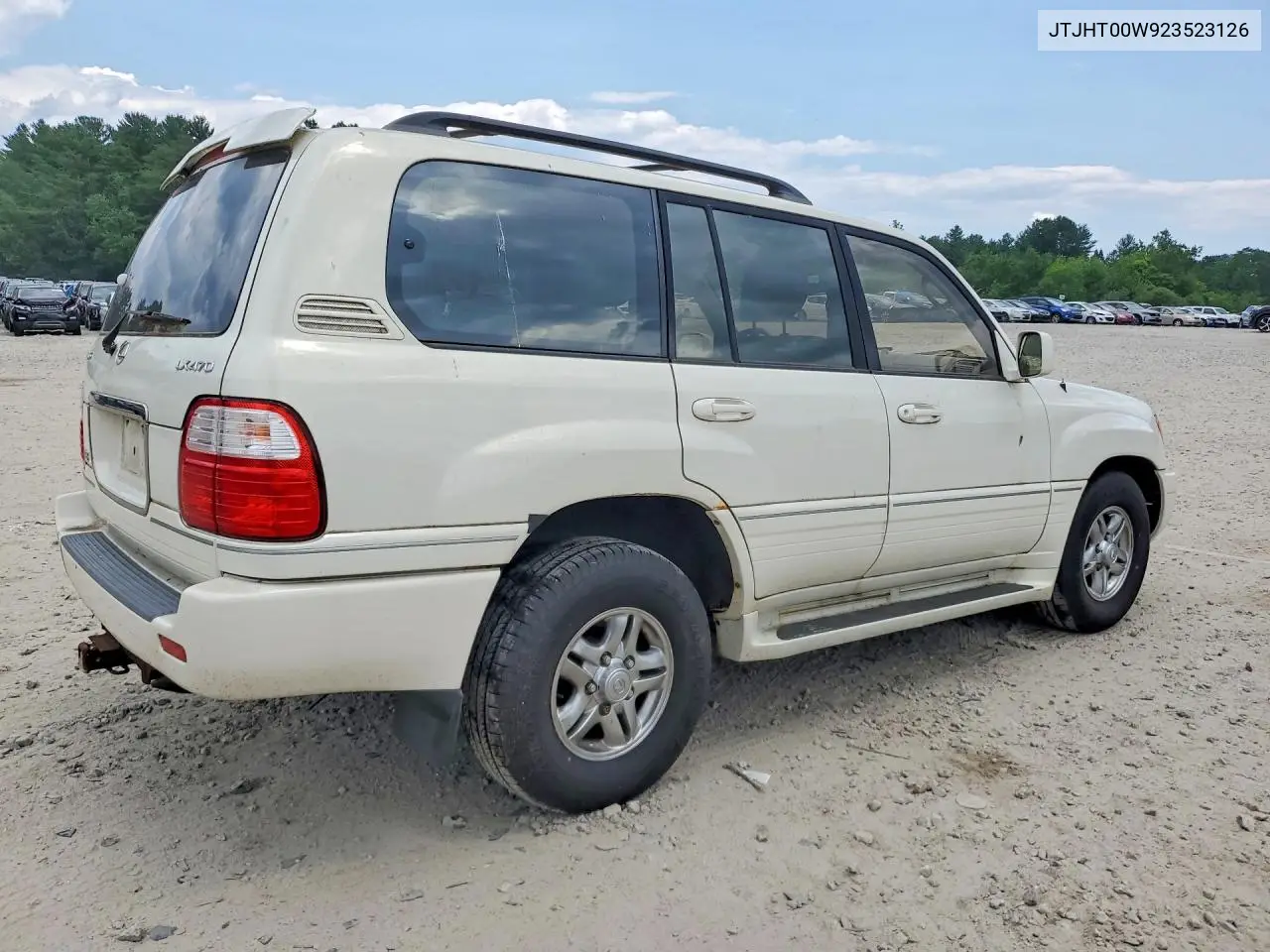 2002 Lexus Lx 470 VIN: JTJHT00W923523126 Lot: 85453545