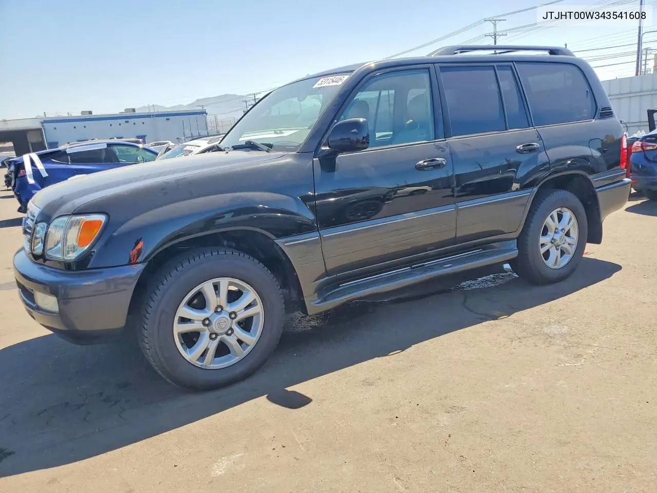 2004 Lexus Lx 470 VIN: JTJHT00W343541608 Lot: 53115446