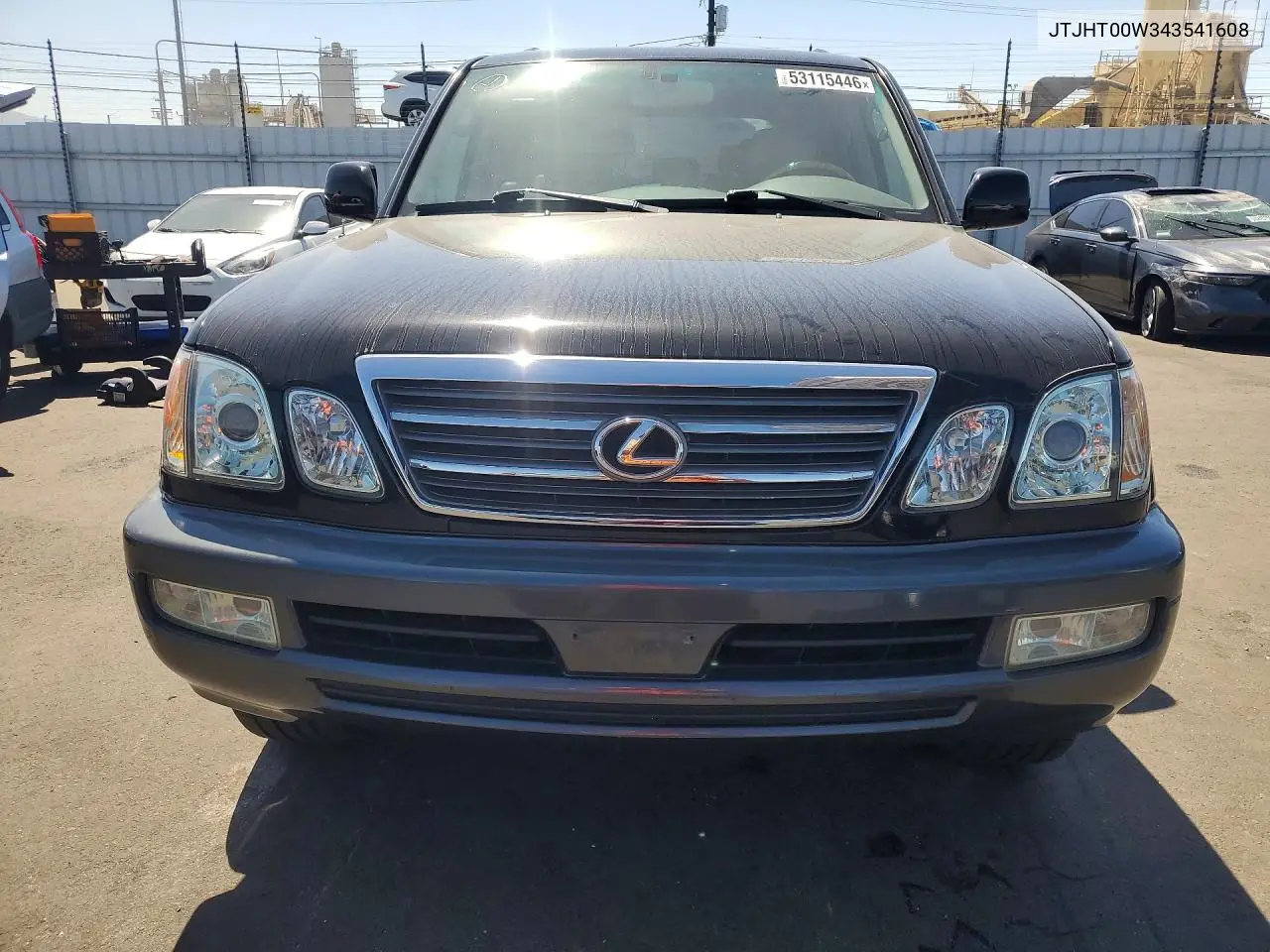 2004 Lexus Lx 470 VIN: JTJHT00W343541608 Lot: 53115446