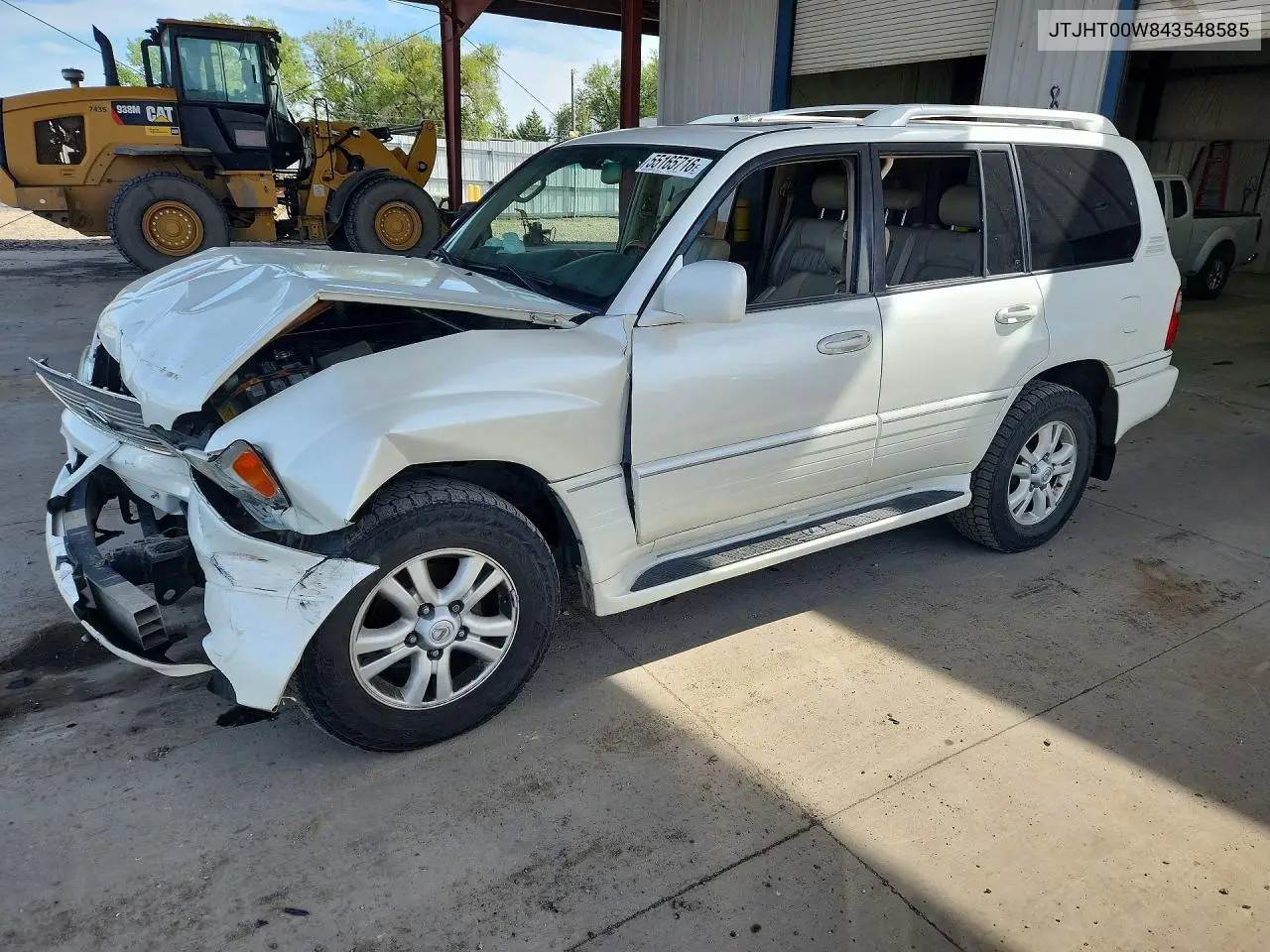 2004 Lexus Lx 470 VIN: JTJHT00W843548585 Lot: 55165716