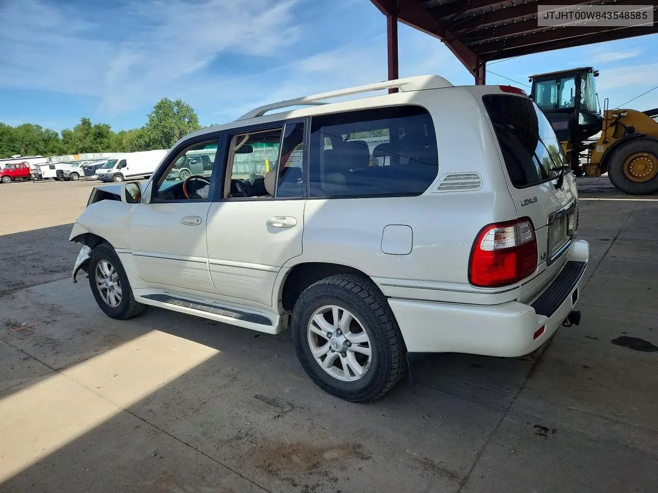 2004 Lexus Lx 470 VIN: JTJHT00W843548585 Lot: 55165716