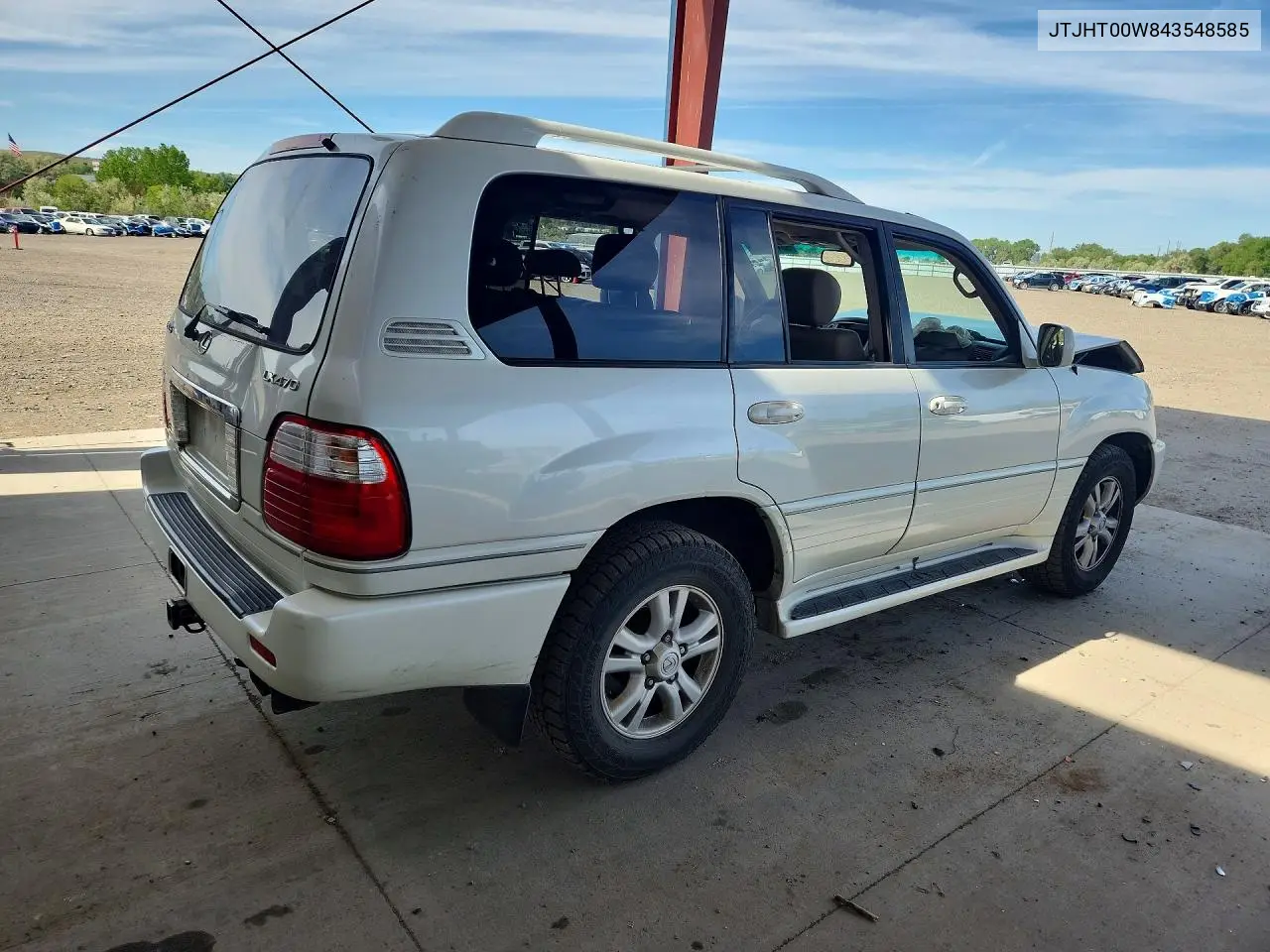 2004 Lexus Lx 470 VIN: JTJHT00W843548585 Lot: 55165716