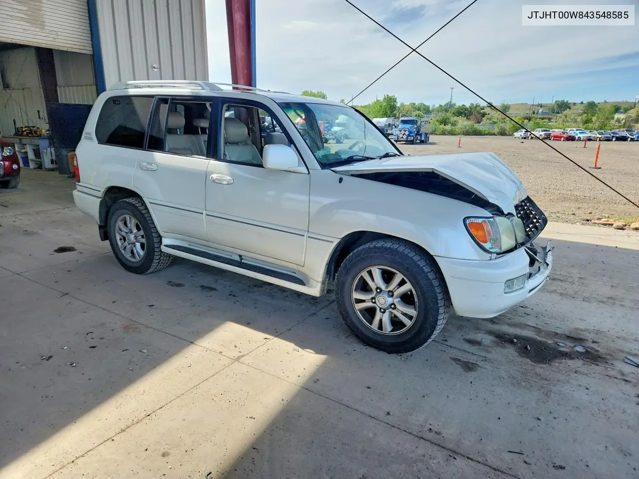 2004 Lexus Lx 470 VIN: JTJHT00W843548585 Lot: 55165716