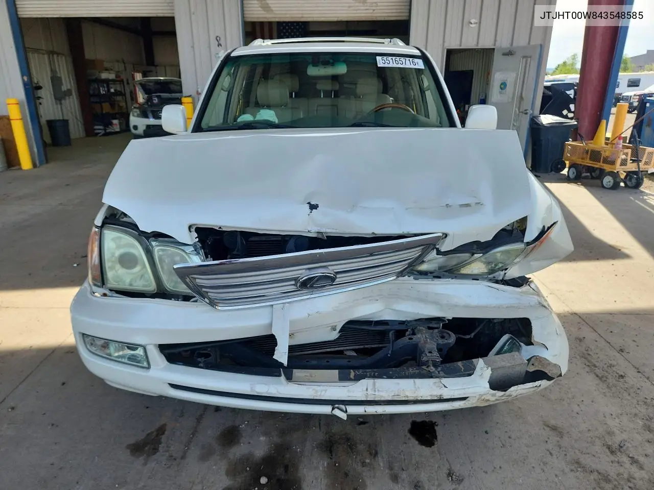2004 Lexus Lx 470 VIN: JTJHT00W843548585 Lot: 55165716